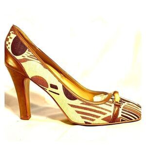FRANCO BARBIERI LINEN PUMPS 9M MADE IN ITALY